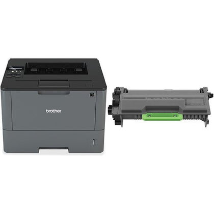 Brother HLL5100DN Business Laser Printer with High Yield Black Toner Bundle