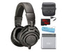 Audio-Technica ATH-M50X Professional Studio Headphones Bundle