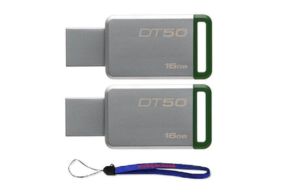 Kingston (TM) Digital 16GB (2 Pack) USB - Green