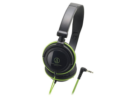 Audio Technica ATH-SJ11 Audio Headphones - Black/Green
