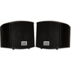 Acoustic Audio AA321B Mountable Indoor Speakers 1600 Watts Black 4 Pair Pack AA321B-4Pr