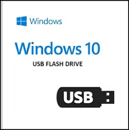 Windows 10 USB Pro 32 And 64 Bit Media
