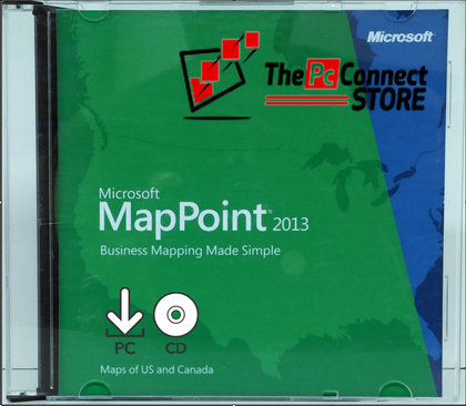 Microsoft MapPoint 2013 Download And DVD For 5 Devices