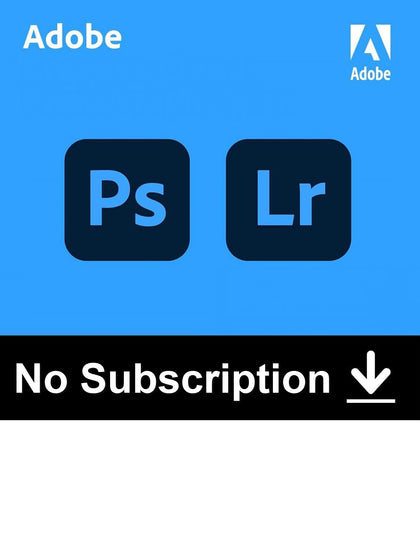 Adobe Photoshop 2025 + Lightroom Classic 2025 Unlimited No Subscription
