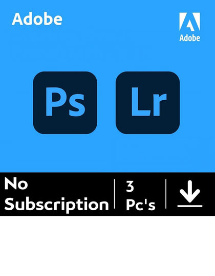 Adobe Photoshop 2020 + Lightroom Classic Lifetime No Subscription