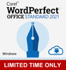 Corel WordPerfect Office Standard 2021 5 Pc's No Subscription