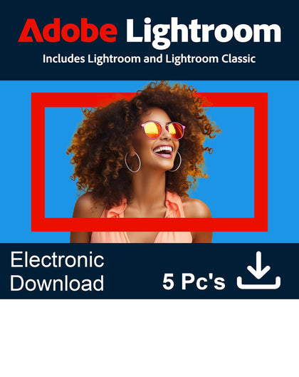 Adobe Lightroom Classic 2020 5 Pc's Subscription