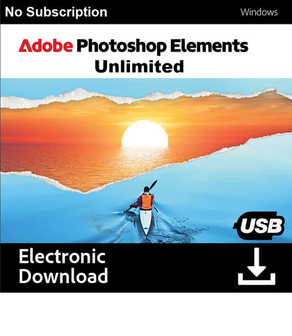 Adobe Elements Photoshop 2025 Unlimited No Subscription