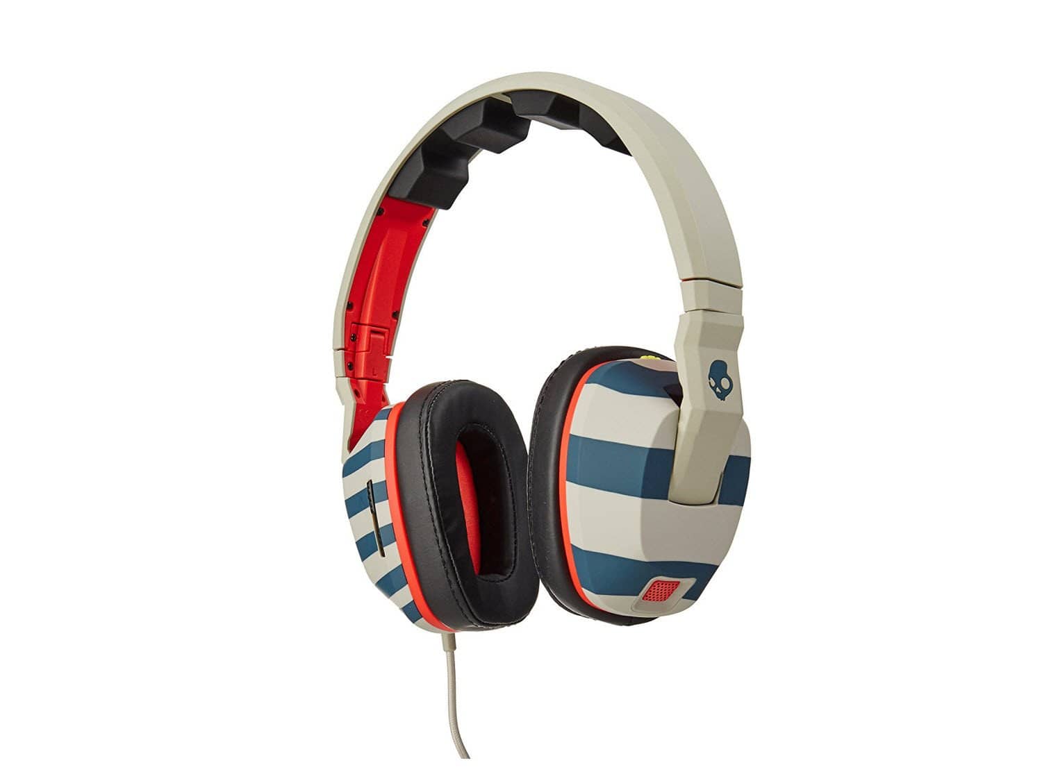 Skullcandy Crusher Headphones with Mic - Stripes/Tan/Navy
