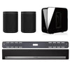 Sonos 5.1 Surround Set - Home Theater System with Playbar with Wall Mount Kit, Sub and 2 Sonos Ones (Black)