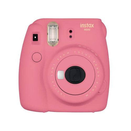 Fujifilm Instax Mini 9 Instant Camera - Flamingo Pink with Twin Pack