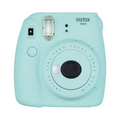 Fujifilm Instax Mini 9 Instant Camera - Ice Blue with Twin Pack