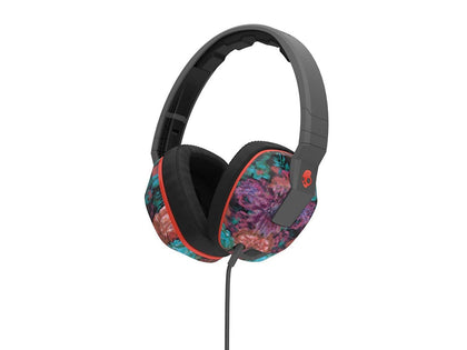 Skullcandy Crusher Headphones - Granny Floral Dark Grey and Red