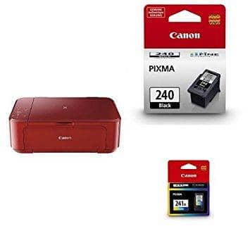 Canon PIXMA MG3620 Wireless All-In-One Color Inkjet Printer Combo - Red