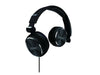 Coby CVH-804-BLK Aluminum Foldz Headphones with Built-In Mic - Black