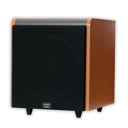 Acoustic Audio HD-SUB10-CHERRY 10-Inch HD Series Front Firing Subwoofer (Cherry)