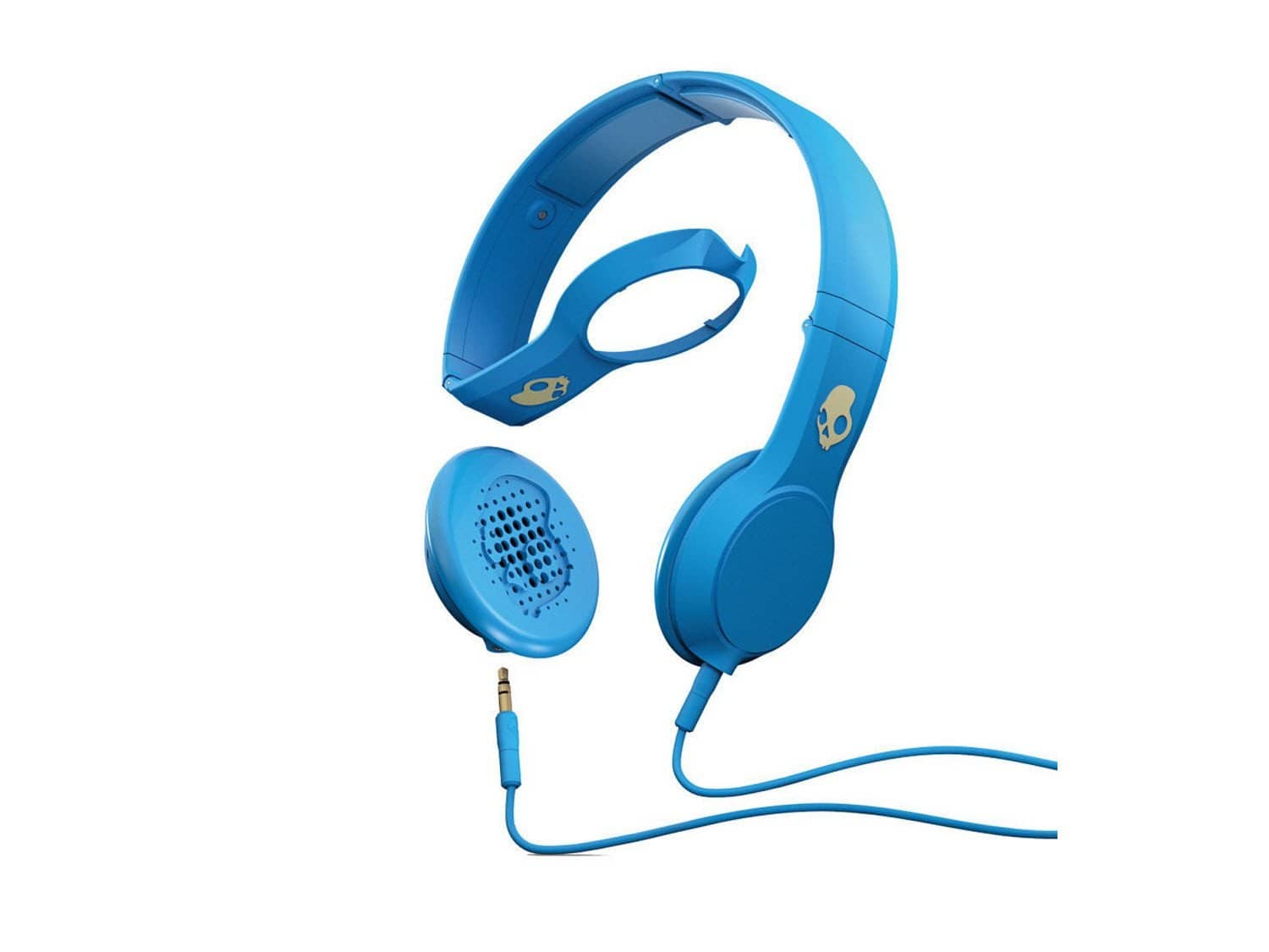 Skullcandy The Cassette Headphones with Mic in Athletic Blue