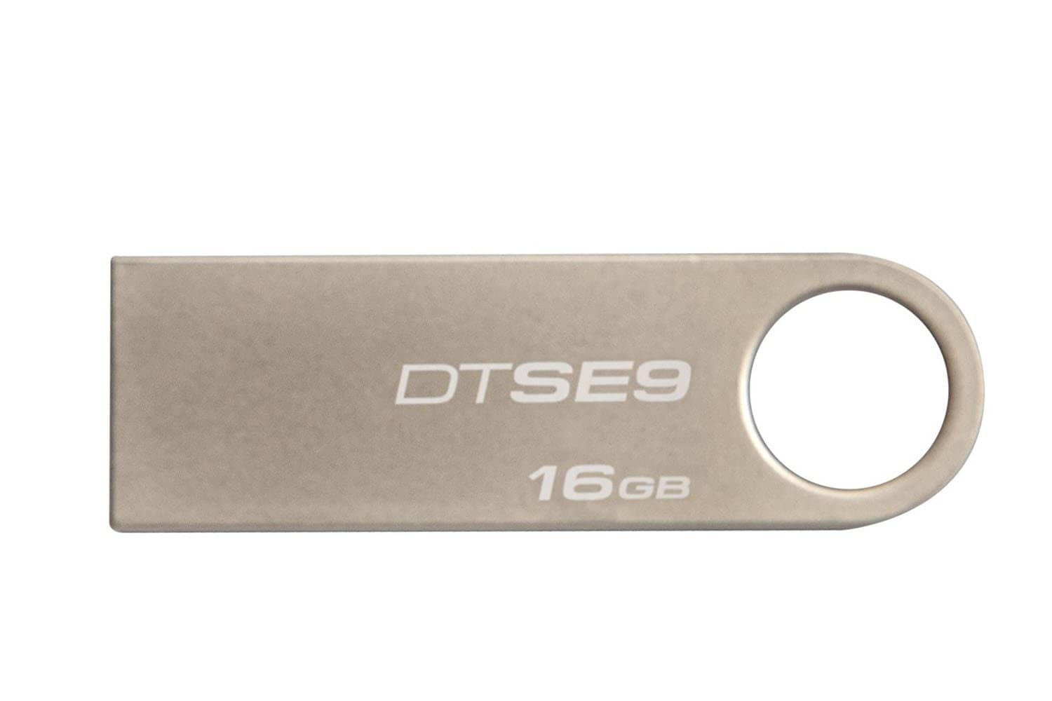Kingston Digital 16GB DataTraveler SE9 USB 2.0 Flash Drive Pack of 2