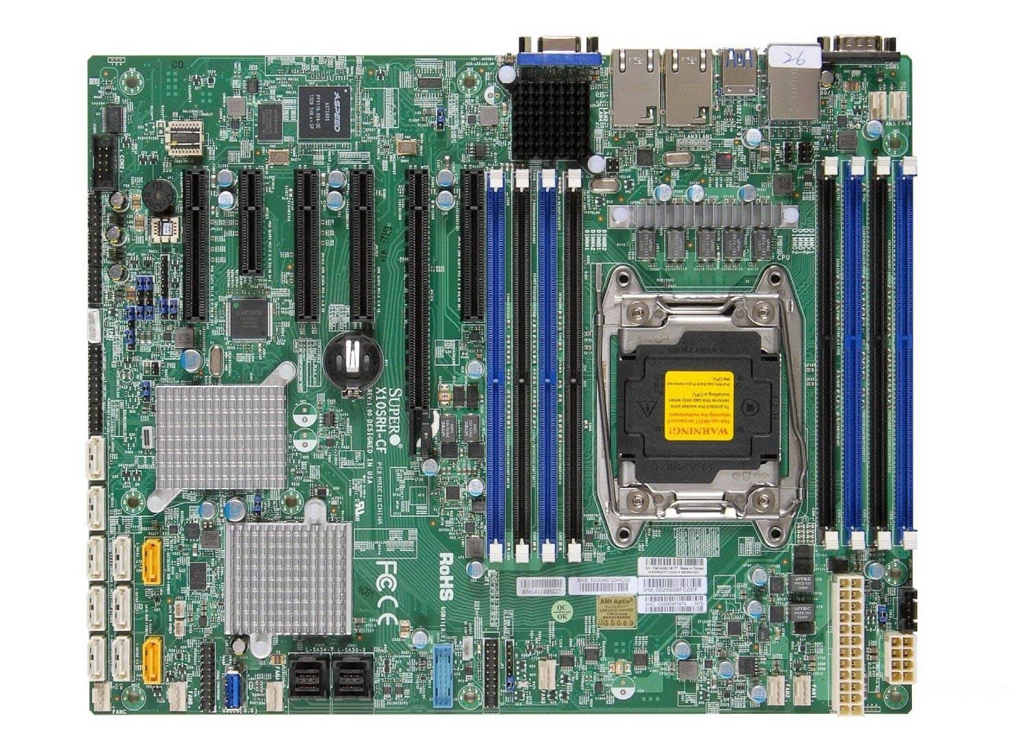 Supermicro ATX DDR4 LGA 2011 Motherboards X10SRH-CLN4F-O