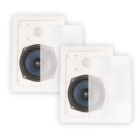 Blue Octave LW52 In Wall Speakers Home Theater Surround Sound 2-Way Speaker Pair