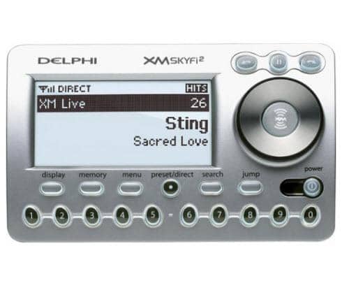 Delphi SA10101 SKYFi2 XM Satellite Radio Receiver and Remote Control