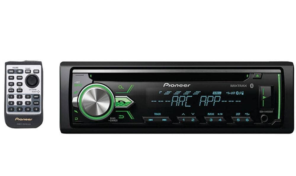 Pioneer DEH-X4900BT Vehicle CD Digital Music Player Receivers, Black