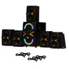 Acoustic Audio AA5210 Home Theater 5.1 Speaker System with Bluetooth, LED Lights, FM and 5 Extension Cables