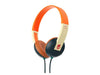 Skullcandy Uproar Tap and Go On-ear Headphone with Mic - Orange / Cream