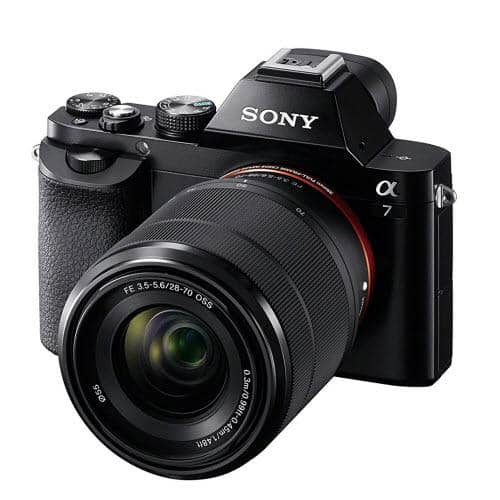 Sony a7K Full-Frame Interchangeable Digital Lens Camera with 28-70mm Lens and VGC1EM Digital Camera Battery Grips
