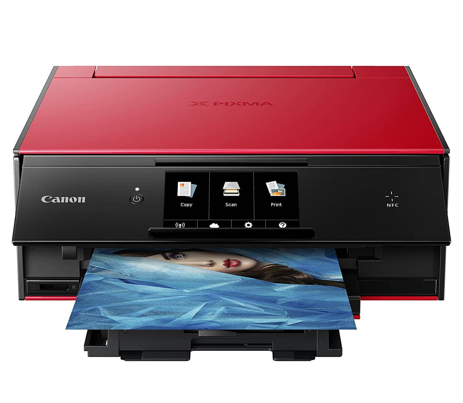 Canon TS9020 Wireless All-In-One Printer with Scanner and Copier - Red