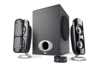 Cyber Acoustics High Power 2.1 Subwoofer Speaker System with 80W of Power