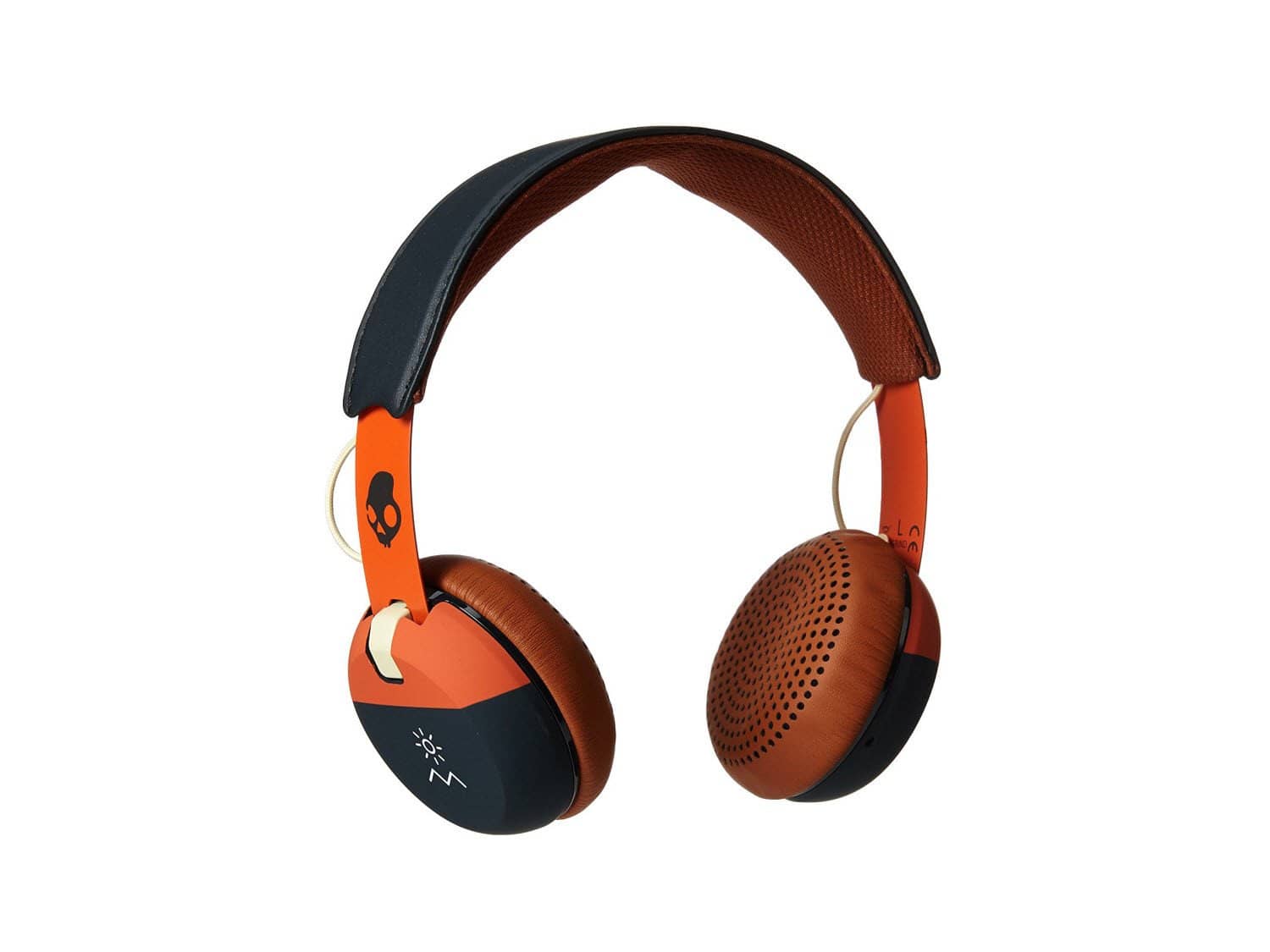 Skullcandy Grind On-Ear Headphones - Orange/Navy