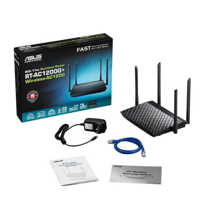 Asus RT-AC1200G+ IEEE 802.11ac Ethernet Wireless Router