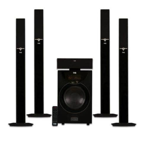 Acoustic Audio AAT2003 Tower 5.1 Home Theater Bluetooth Speaker System with 8