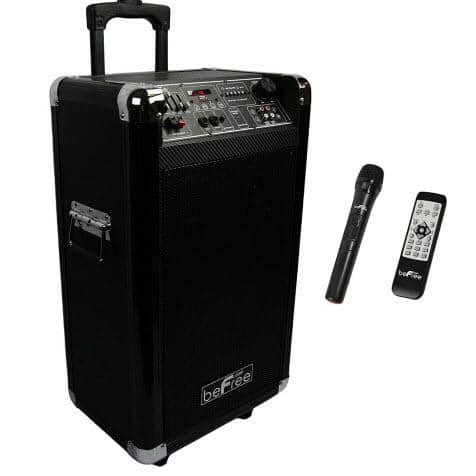 beFree Sound BFS-60L Sleek Professional Portable Bluetooth PA Speaker