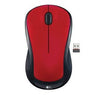 Logitech - M310 Wireless Mouse - Flame Red