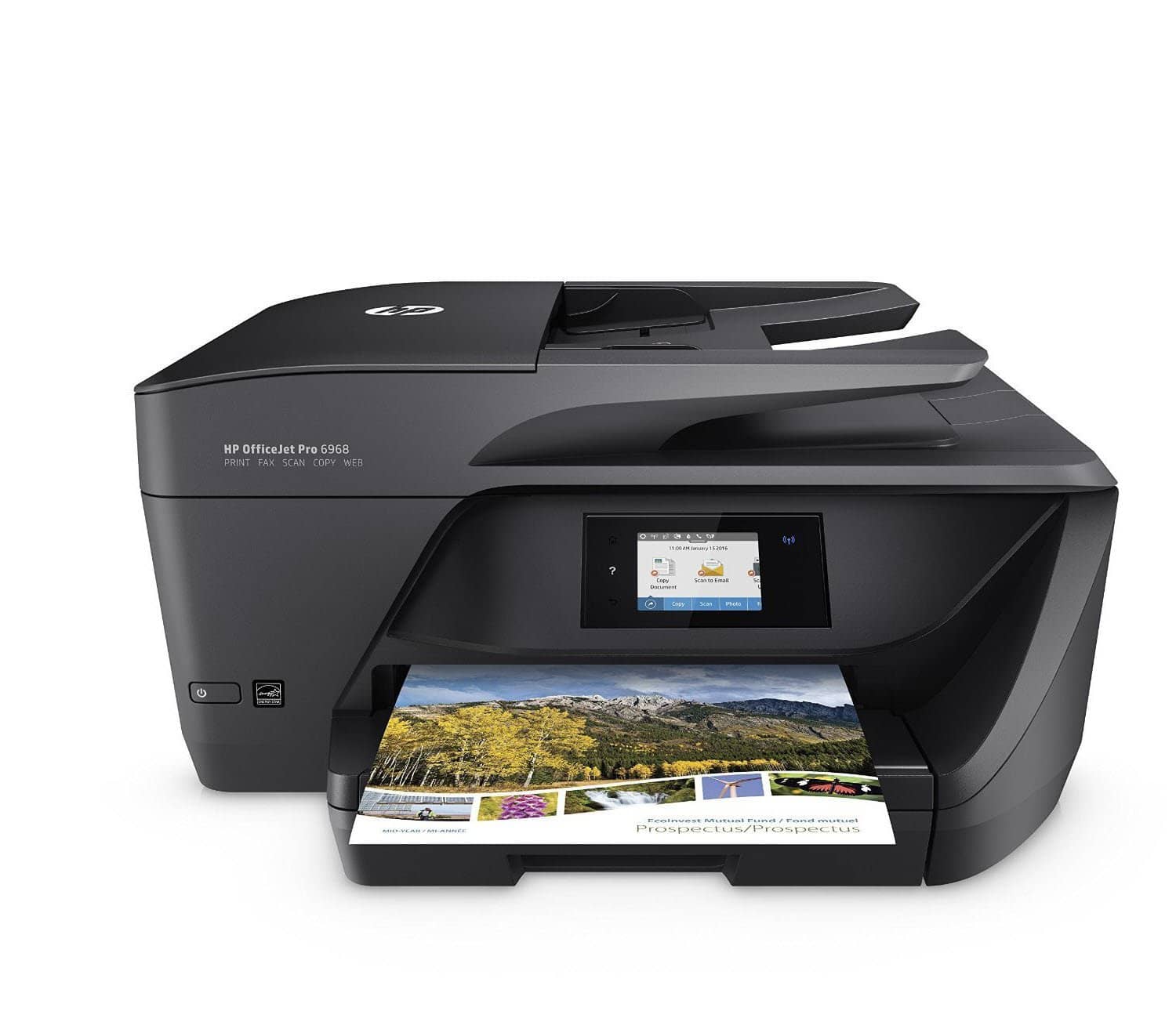 HP OfficeJet Pro 6968 Wireless All-in-One Photo Printer with Standard Ink Bundle