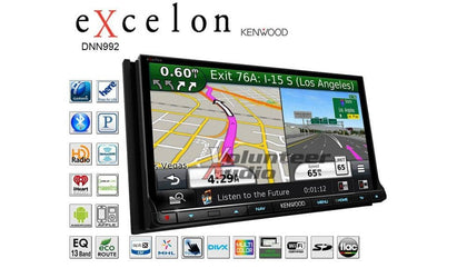 Kenwood eXcelon DNN992 6.95 Inch Touchscreen Navigation Receiver