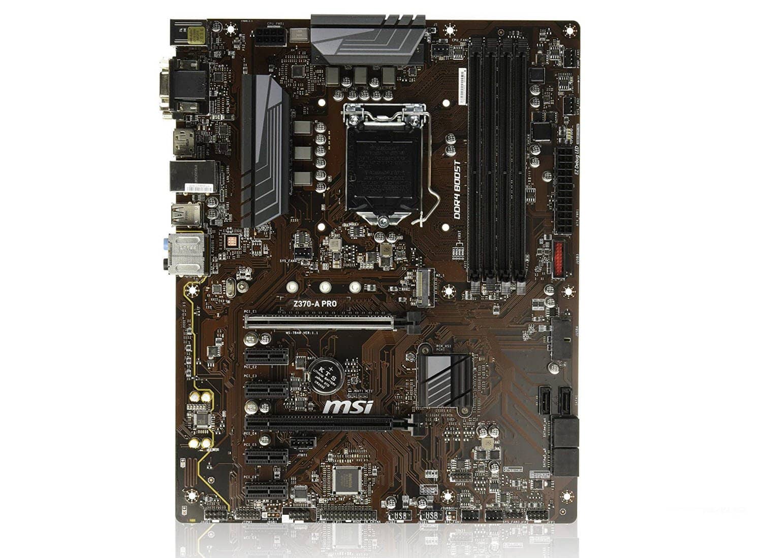 MSI ATX Motherboard Motherboards Z370-A PRO