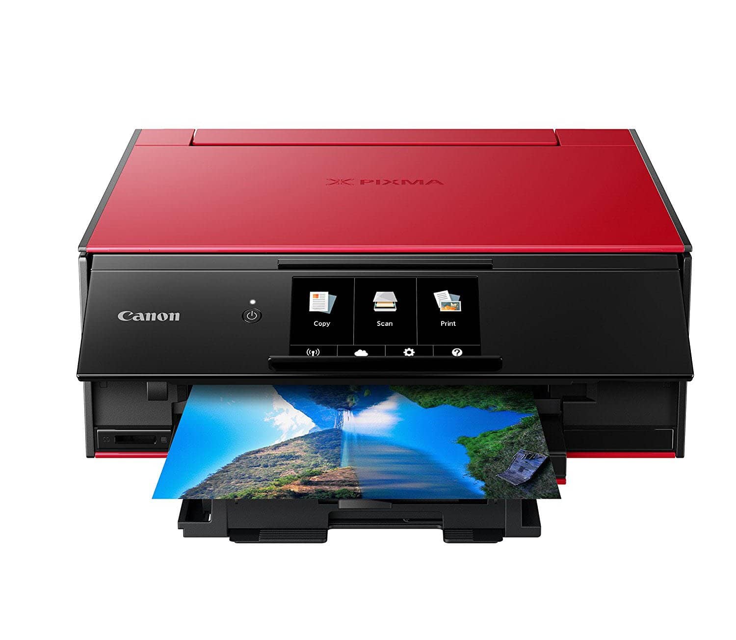 Canon TS9120 Wireless All-In-One Printer with Scanner and Copier - Red
