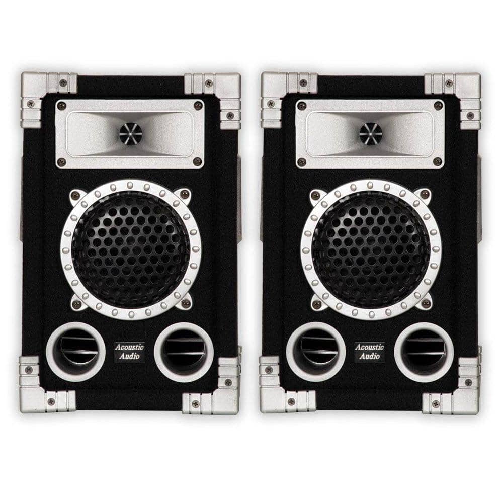 Acoustic Audio GX-350 PA Karaoke DJ Speakers 1000W 2 Way Pair