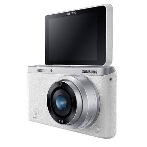 Samsung NX Mini 20.5MP CMOS Smart WiFi & NFC Mirrorless Digital Camera - White