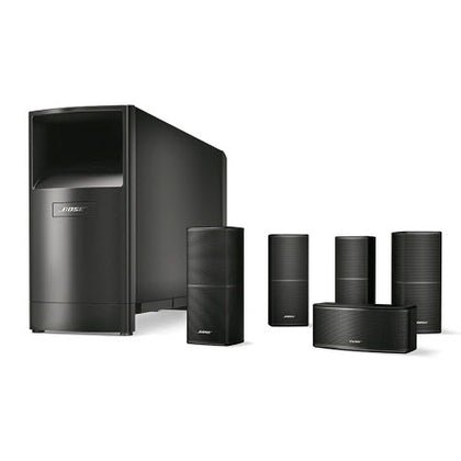 Bose Acoustimass 10 Series V Home Theater Speaker System (Black) with UB-20 Wall Brackets (5 ct.)