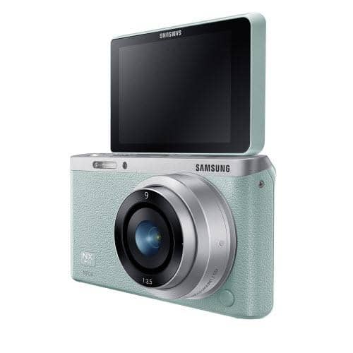 Samsung NX Mini 20.5MP CMOS Smart WiFi & NFC Mirrorless Digital Camera - Mint Green