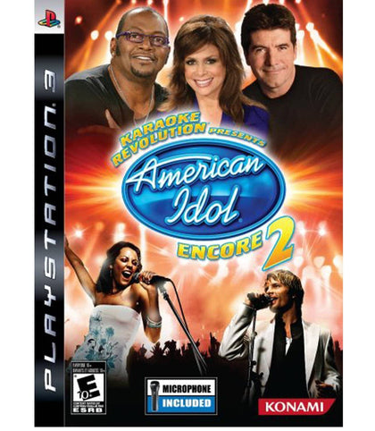 Karaoke Revolution: Presents American Idol Encore 2 with Microphone - Playstation 3