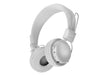 Coby CHBT-603-WHT Hi Def Wireless Bluetooth MP3 Headphones - White