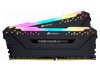 CORSAIR - Vengeance RGB PRO 16GB (2PK 8GB) 3GHz PC4-24000 DDR4 DIMM Unbuffered Non-ECC Desktop Memory Kit with RGB Lighting - Black