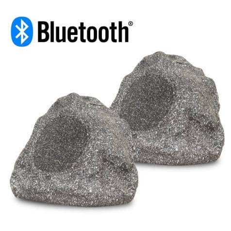 Acoustic Audio RSG6BT Powered Bluetooth Indoor Outdoor Granite 6.5