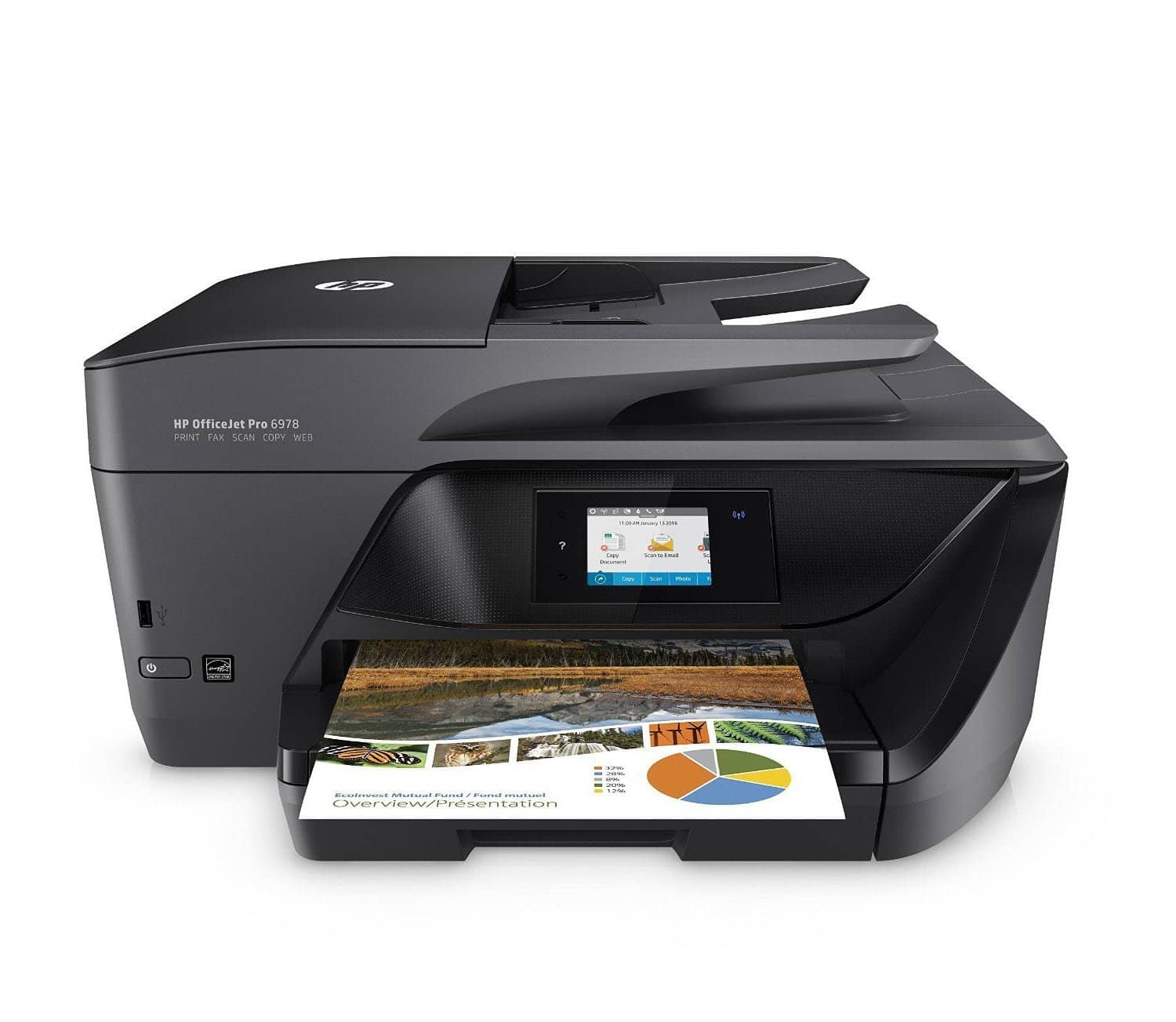 HP OfficeJet Pro 6978 Wireless All-in-One Photo Printer with Instant Ink Bundle