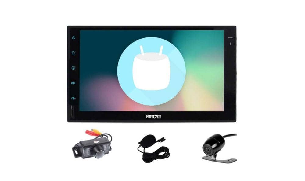 Double Din EinCar Android 6.0 Car Stereo with 7'' Navigation Receiver